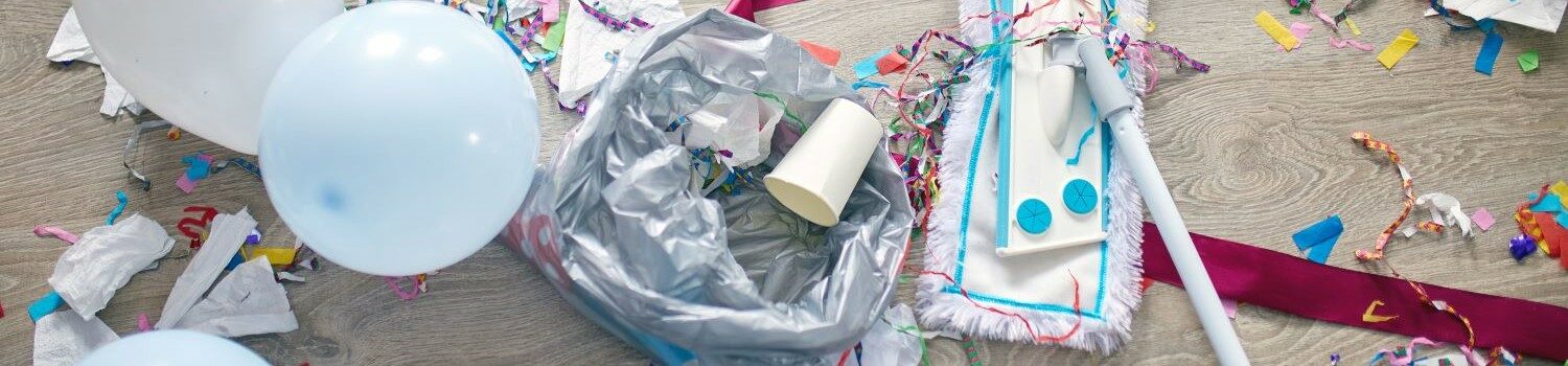 Nettoyage des lieux avant, pendant et après évènement