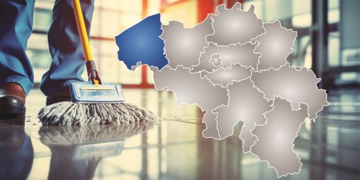 Services de nettoyage dans la province de Flandre Occidentale